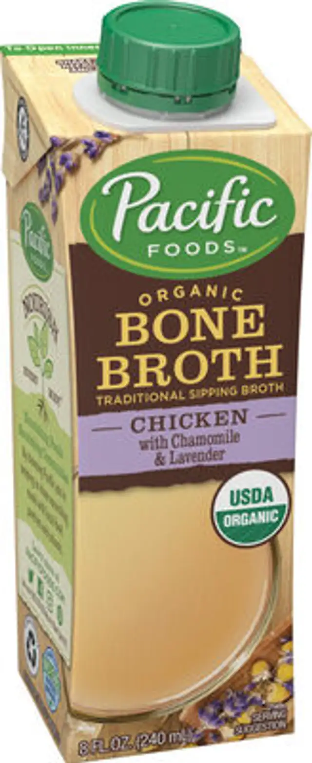 Foods organic bone broth chicken with chamomile & lavender