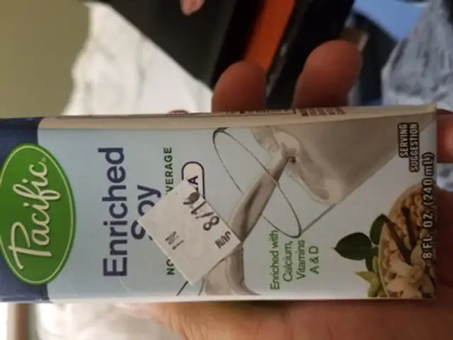 Foods enriched soy non-dairy beverage vanilla