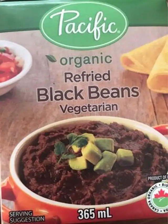 Refried black beans