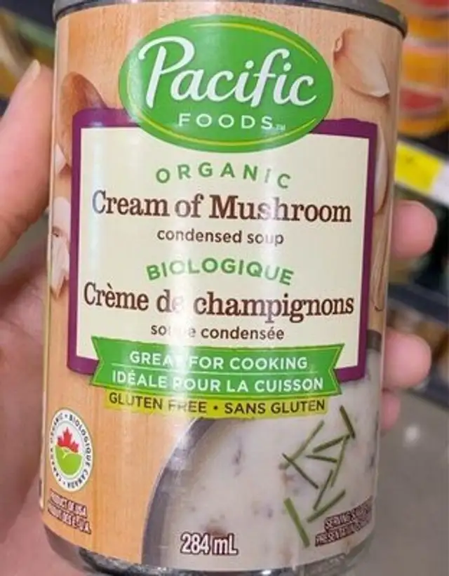 Organic cream of mushroom