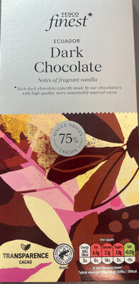 Tesco Finest Ecuador Dark Chocolate