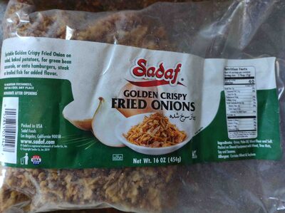 Golden crispy fried onions