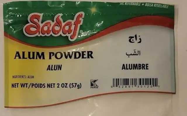Alum powder