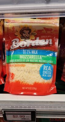 Reduced Fat Low-Moisture Part-Skim Mozzarella Cheese