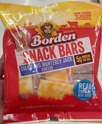 Snack bars front packaging
