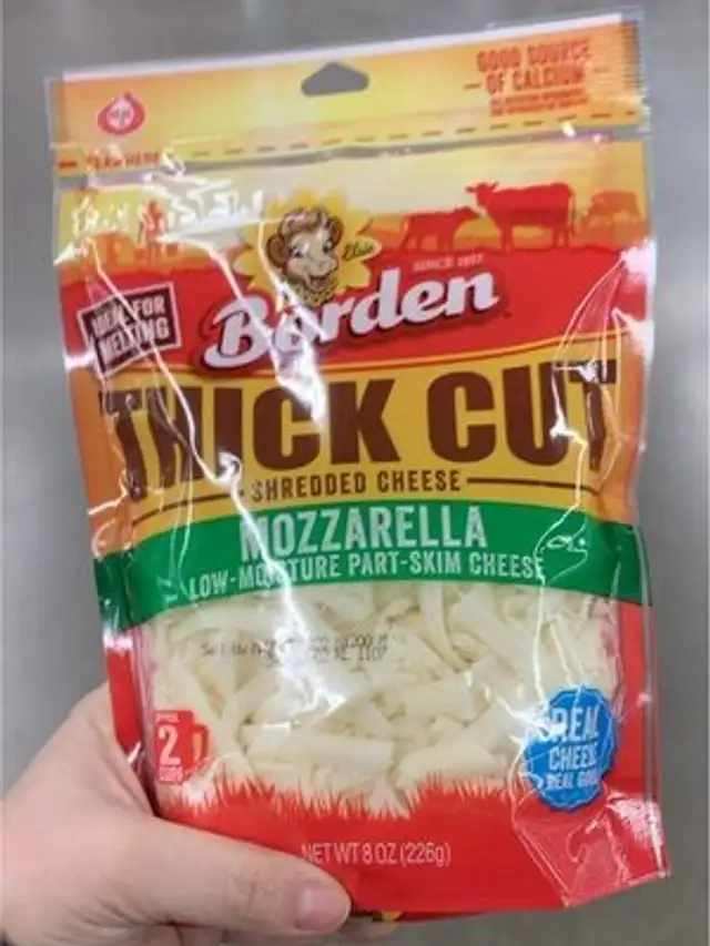 Thick out shredded cheese