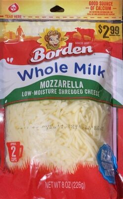 mozzarella low-moisture shredded cheese