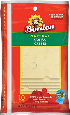 Swiss Sliced Cheese front packaging