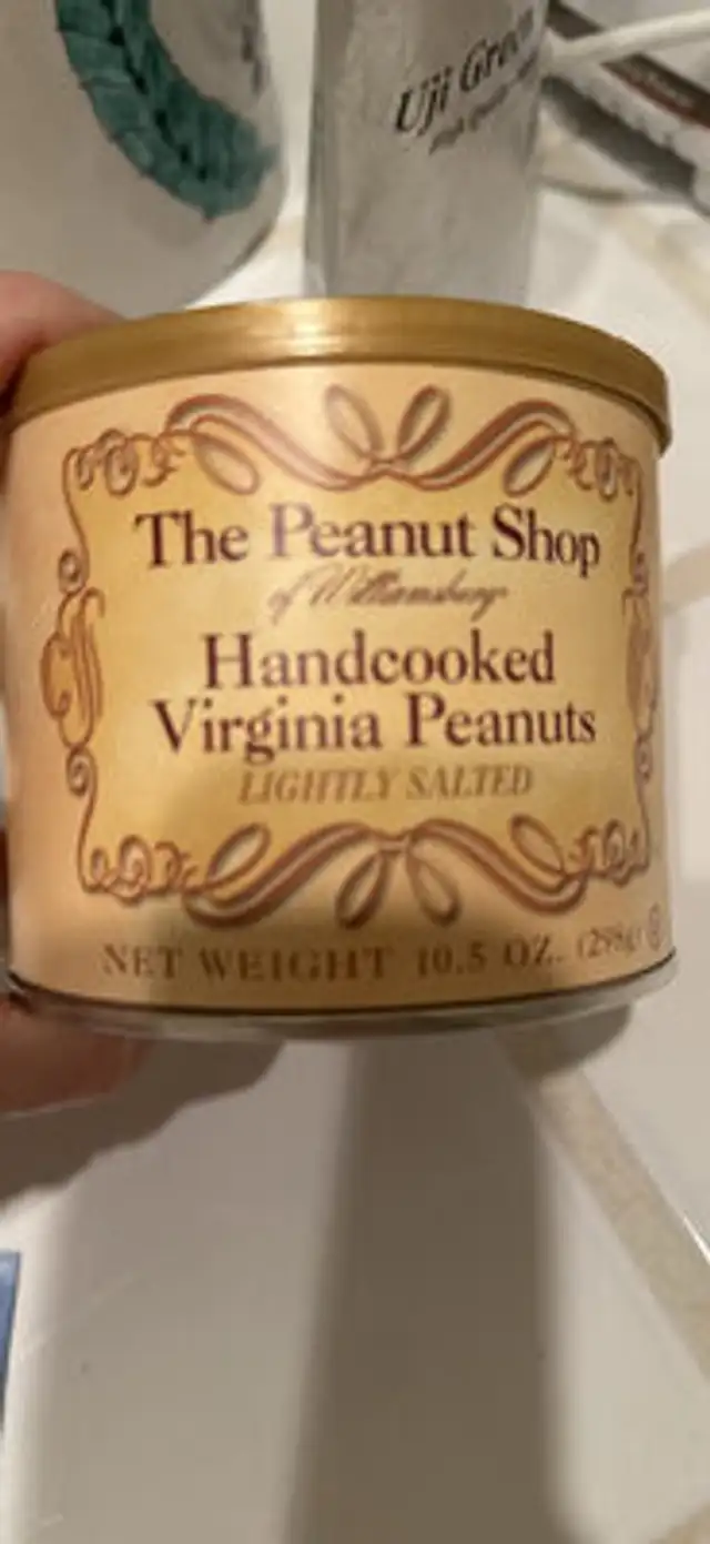 Handcooked virginia peanuts