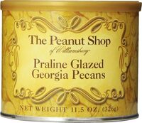 Praline glazed pecan tin