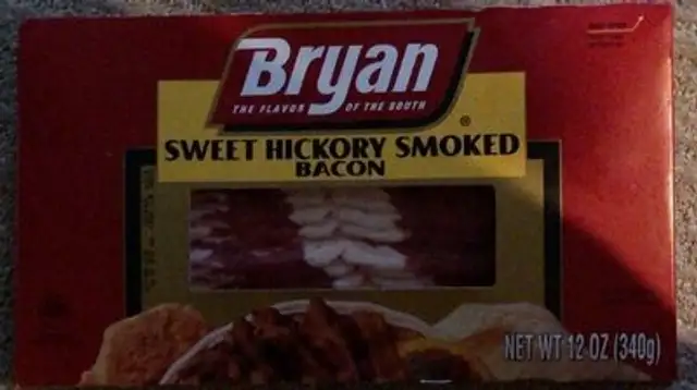 Sweet hickory smoked bacon