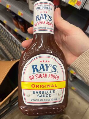 No Sugar Added Original Barbecue Sauce front packaging