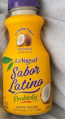 Sabor Latino Probiotic front packaging