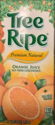 Tree ripe orange premium natural juice
