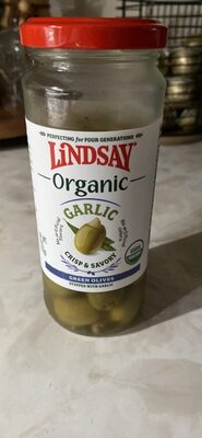 Green Olives Stuffed with Garlic