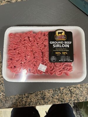 Ground Beef Sirloin 90% Lean 10% Fat