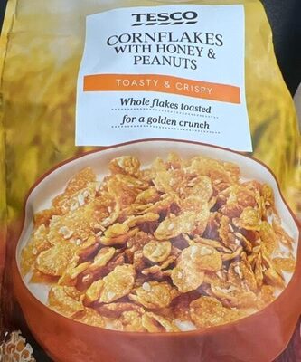 Cornflakes  with honey & peanuts