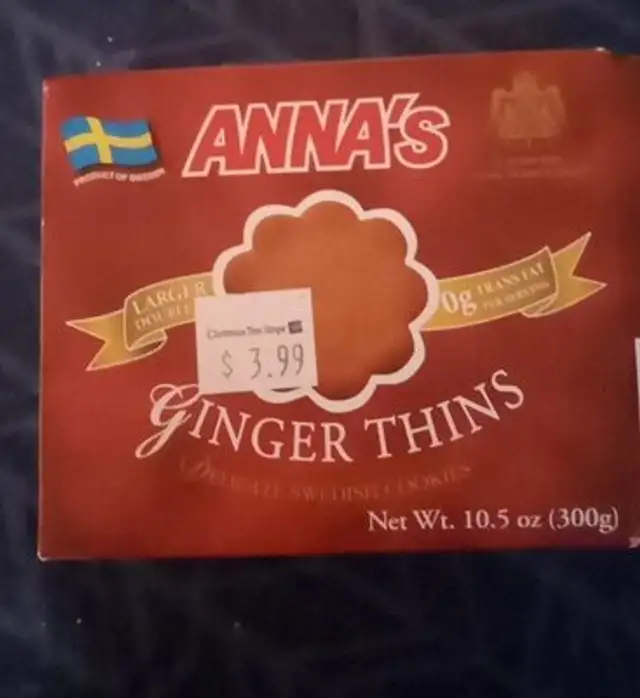 Ginger thins