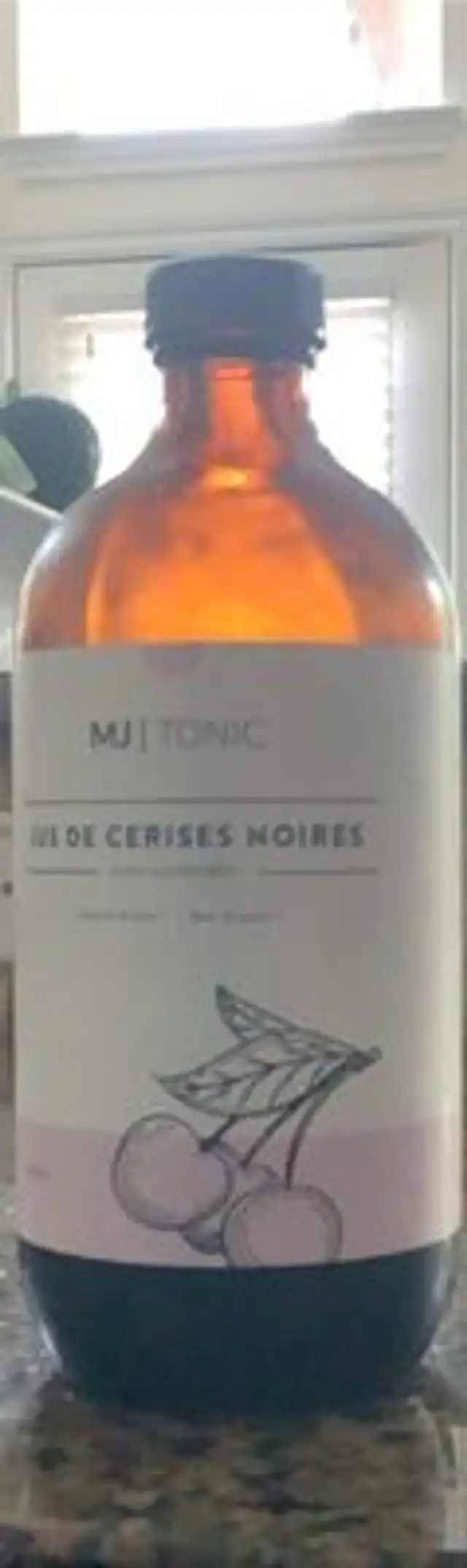 Jus de cerise noire