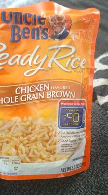 Chicken flavors whole grain brown rice