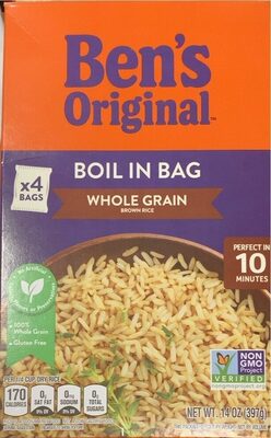 Whole Grain Boil-in-Bag Brown Rice
