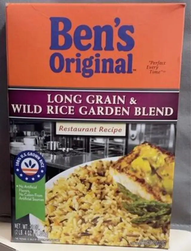 Long grain and wild rice garden blend