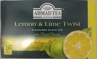 Ahmad Fruit Flavour Black Tea - Lemon & Lime