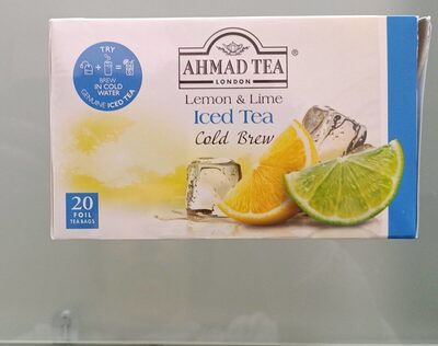 D) Ahmad Ice Tea 20 Foil - Lemon & Lime Cold Brew