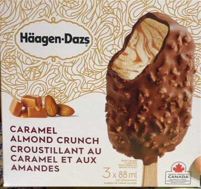 Croustillant au caramel et sux amandes