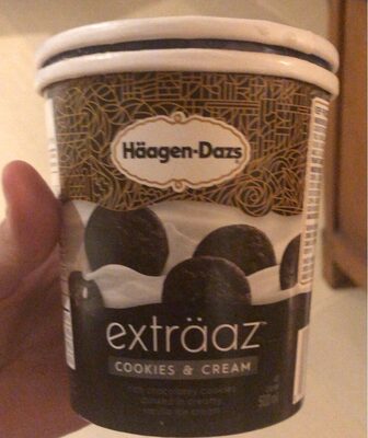 Exträaz cookies and cream front packaging