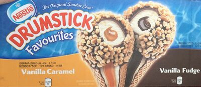 Vanilla Caramel/Fudge Ice Cream Cone