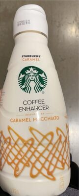 Starbucks caramel coffee enhancer front packaging