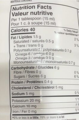 Starbucks caramel coffee enhancer nutrition facts table