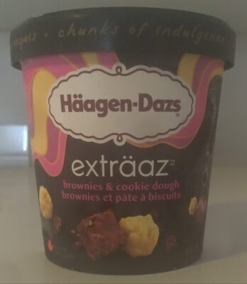 Brownies & Cookie Dough exträaz Ice Cream front packaging
