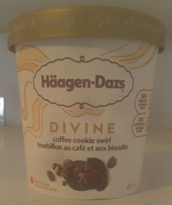 Coffee Cookie Swirl Divine Ice Cream