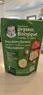Strawberry Banana Yogurt Melts front packaging