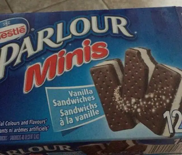 Sandwichs a la vanille