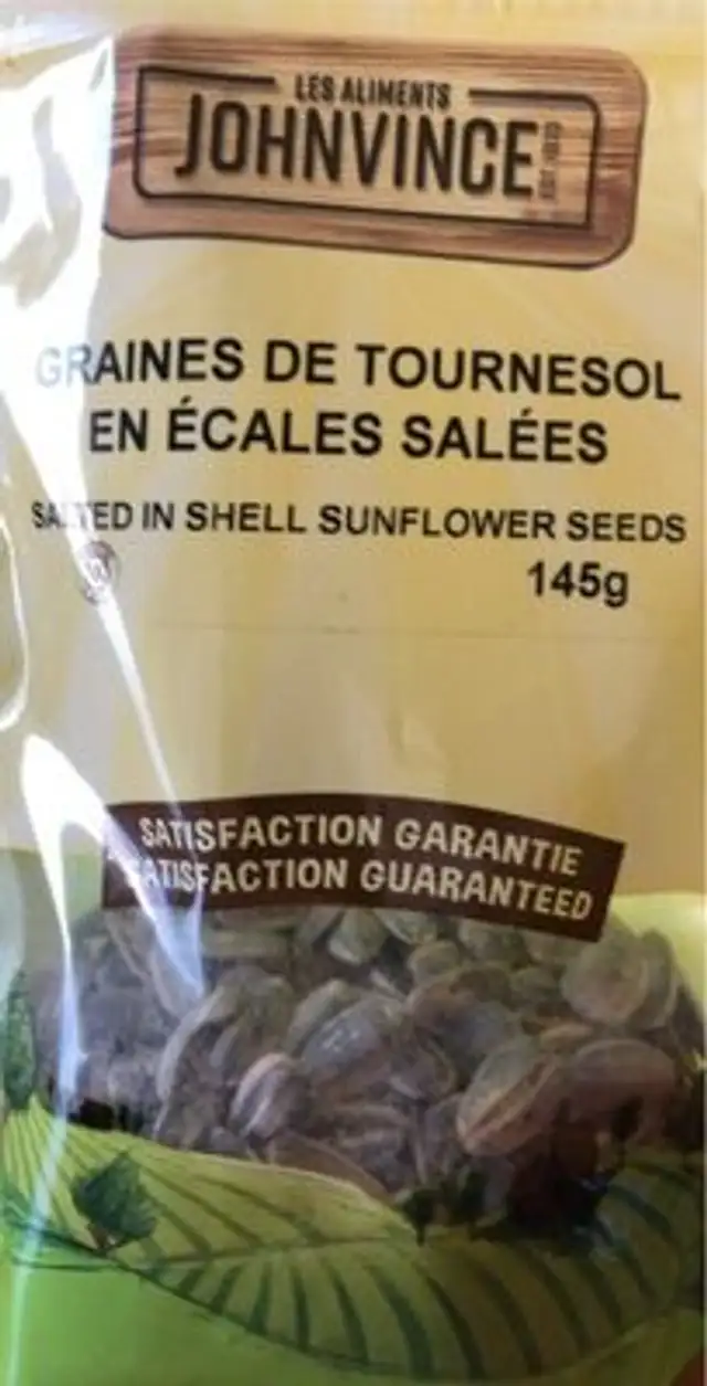 Graines de tournesol en écales salées
