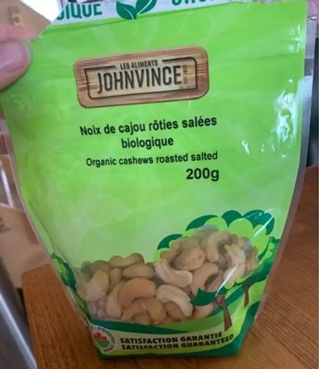 Noix de cajou rôties salées