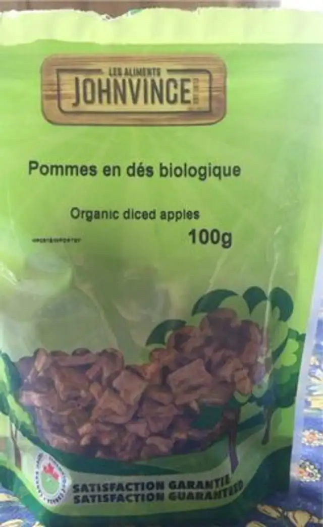 Pommes en dés biologique