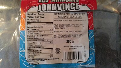 Graines de lin moulues