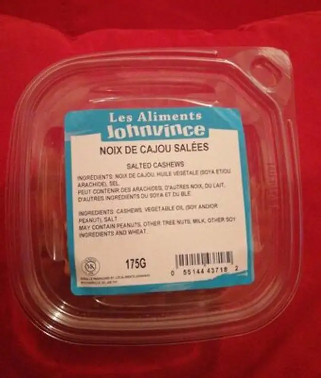 Noix de cajou salées