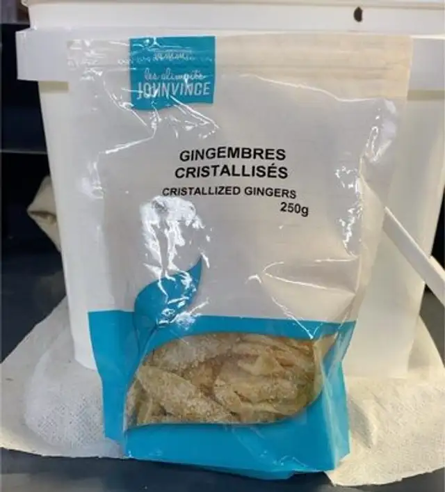 Gingembres cristalisés