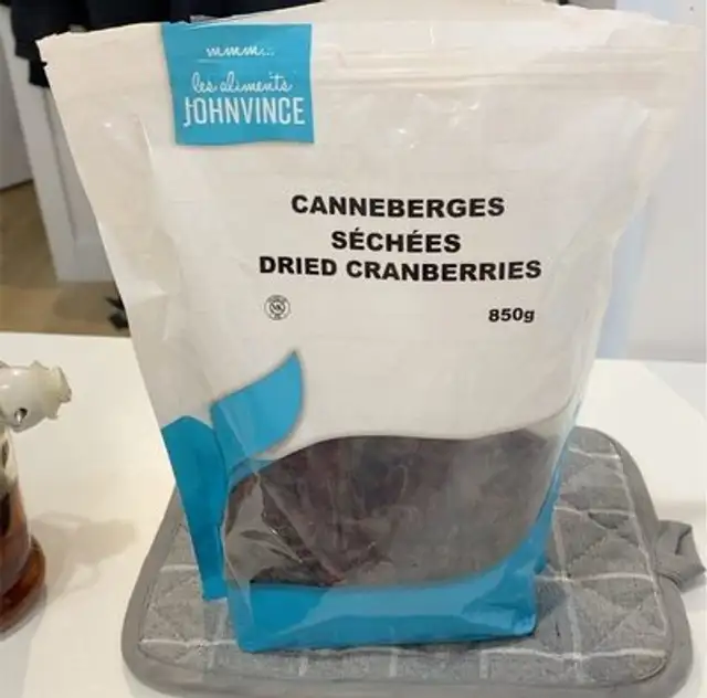 Canneberges séchées