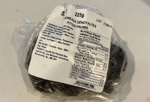 Pruneaux dénoyautés