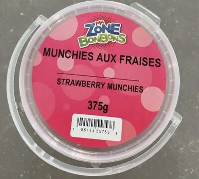 Munchies aux fraises
