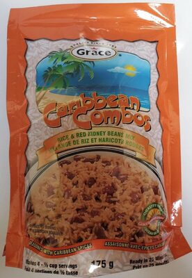 Rice and red kidney beans mix