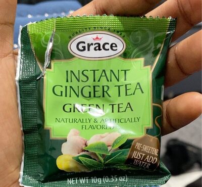 Instant ginger tea green tea