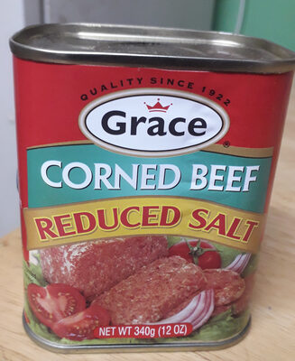 Grace, reduced sodium corned beef