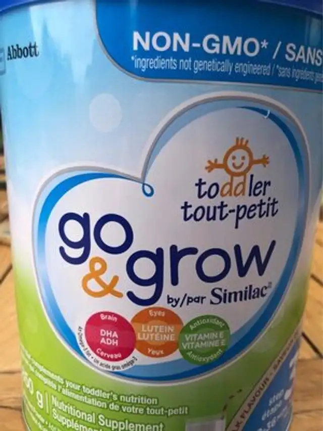 Go & grow nutrition facts table